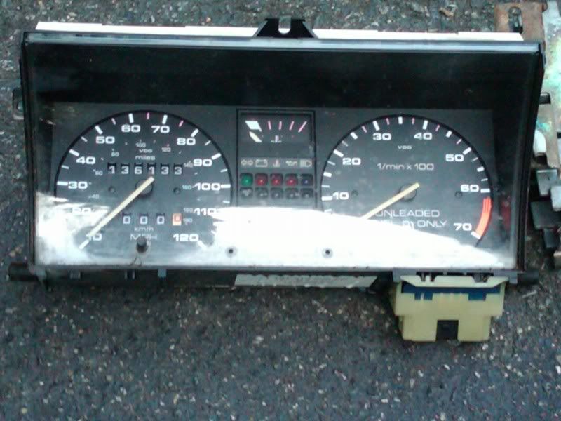 FS Momo Steering Wheel, 8 Valve Instrument Cluster and ECU VW Vortex